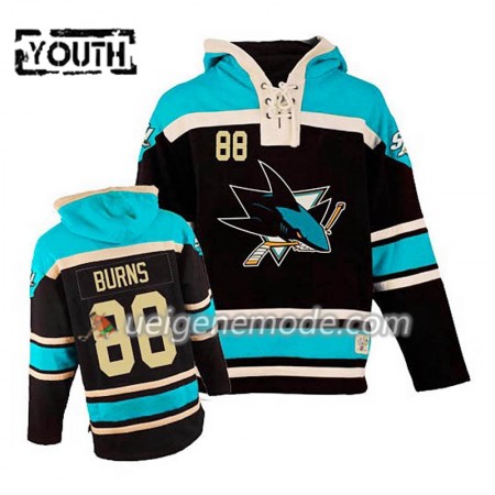 Kinder Eishockey San Jose Sharks Brent Burns 88 Schwarz Sawyer Hooded Sweatshirt